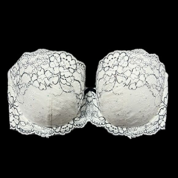 Victorias Secret Dream Angels Multi-way lightly padded Bling Rhinestone lace bra - Picture 5 of 8